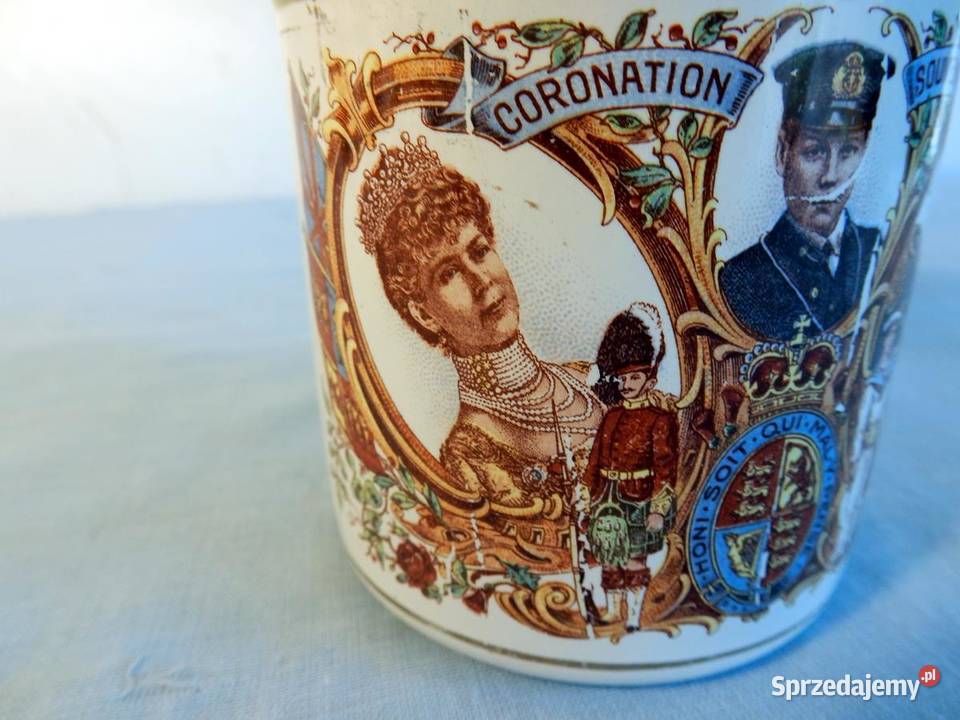 GEORGE V NA Króla Rodzina Królewski Anglii 1911 wielkopolskie Piła