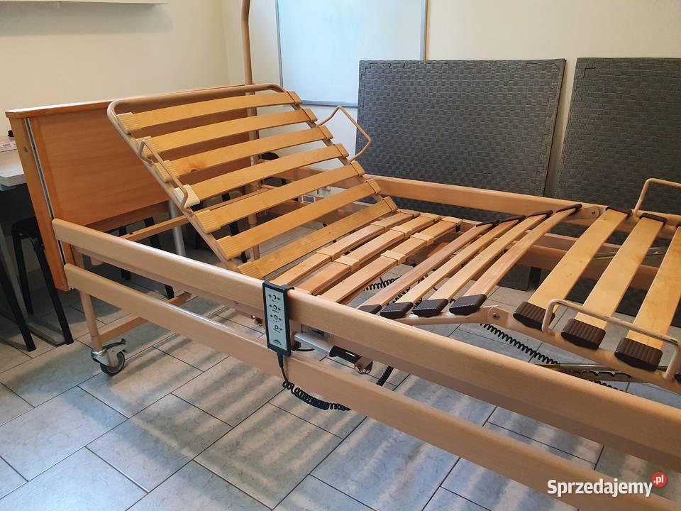 Łóżko rehabilitacyjne 3 funkcyjne sterowane Kielce sprzedam