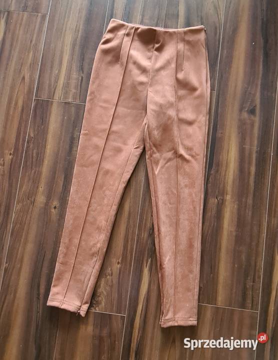 Legginsy Primark brązowe elastyczne brązowy/beżowy Warszawa