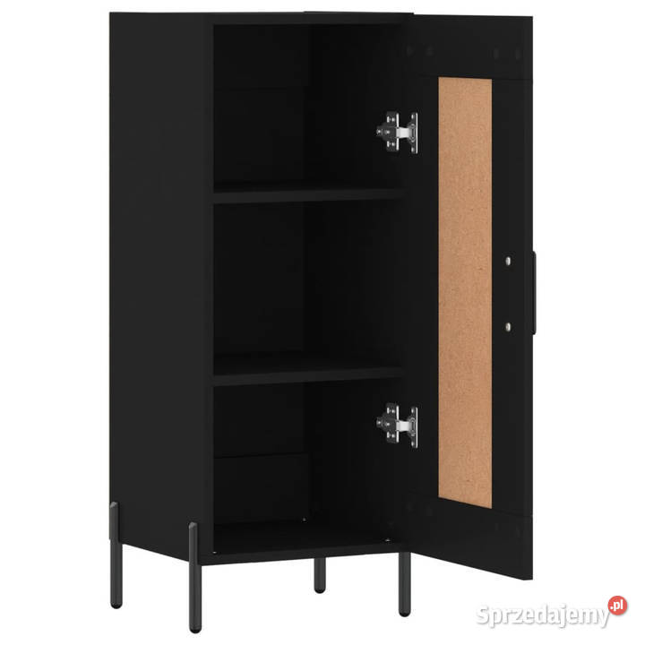 Szafka czarna 345x34x90 materiał drewnopochodny Pozostałe Warszawa