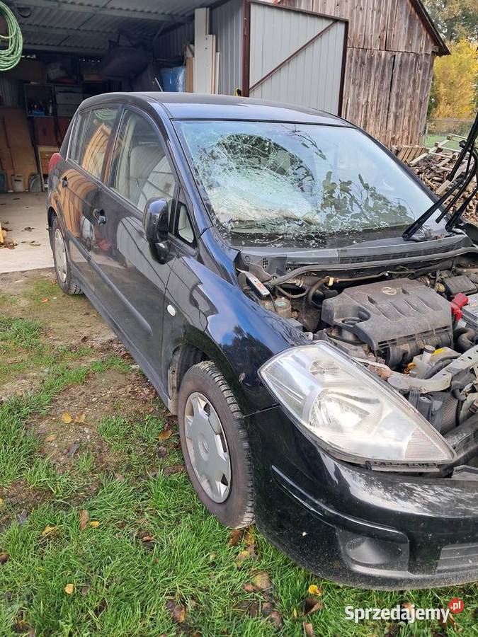 nissan Tiida drzwi kolor czarny Brzozowa Gać sprzedam