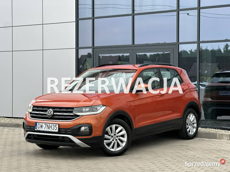 Volkswagen TCross SalonPL FullLED Czujniki pomarańczowy Samochody osobowe Kąty Opolskie