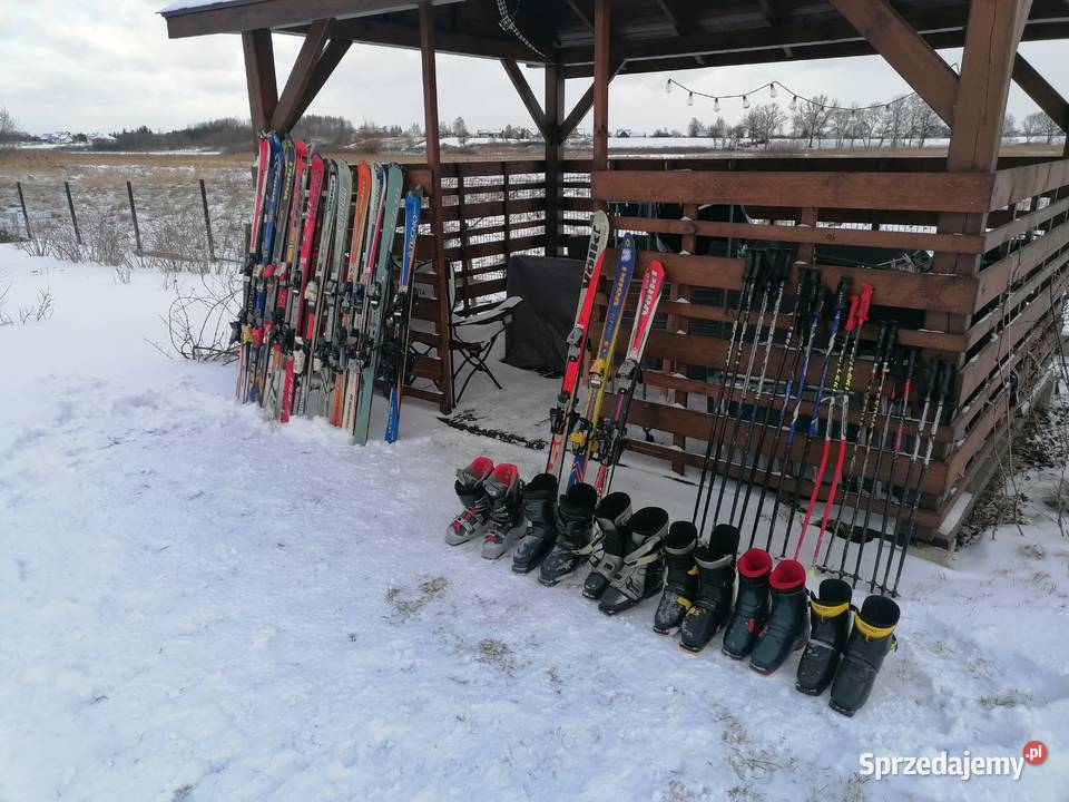 Narty buty kijki różne rozmiary Przysucha