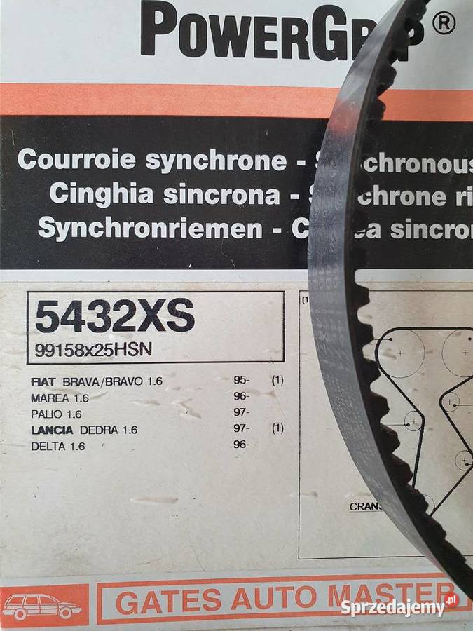 Pasek rozrządu GATES PowerGrip 5432XS Pozostałe Jegłownik sprzedam