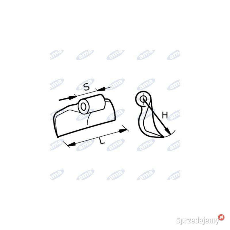 Bijak młotkowy 144x54x185 R96 65179 Kamionna