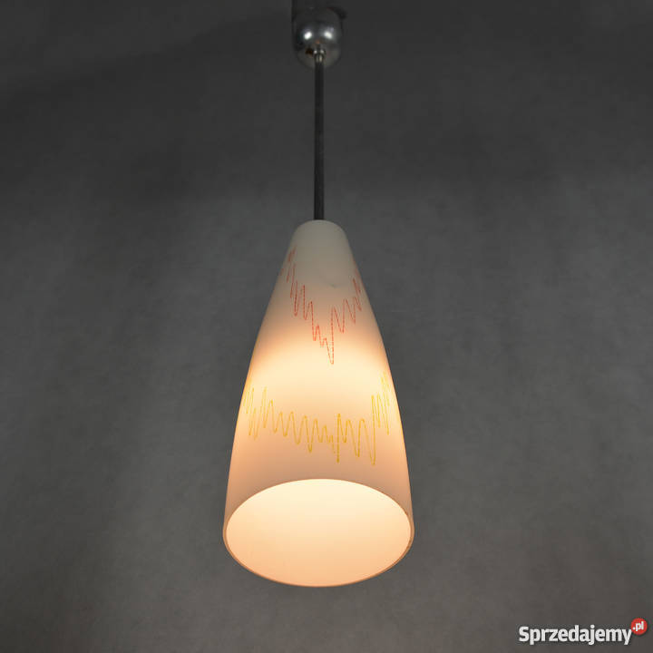 Lampa wisząca w stylu Brusel, Czechosłowacja lata 60 Piękna lampa wisząca lata 5060 Opole Sprzedajemy.pl