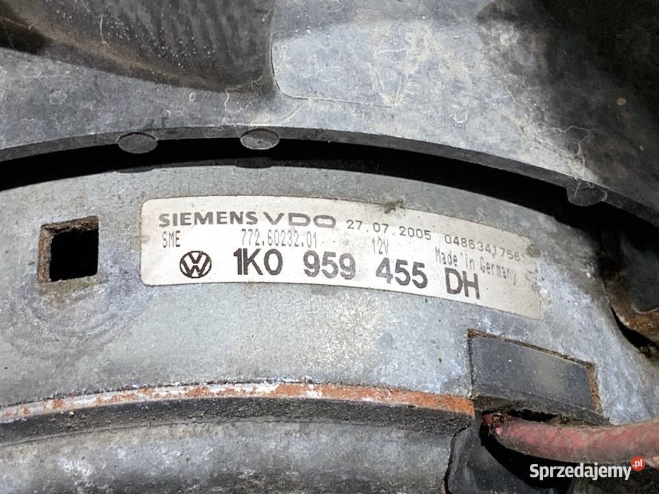 WENTYLATOR KLIMATYZACJI VW PASSAT B6 1K0959455DH