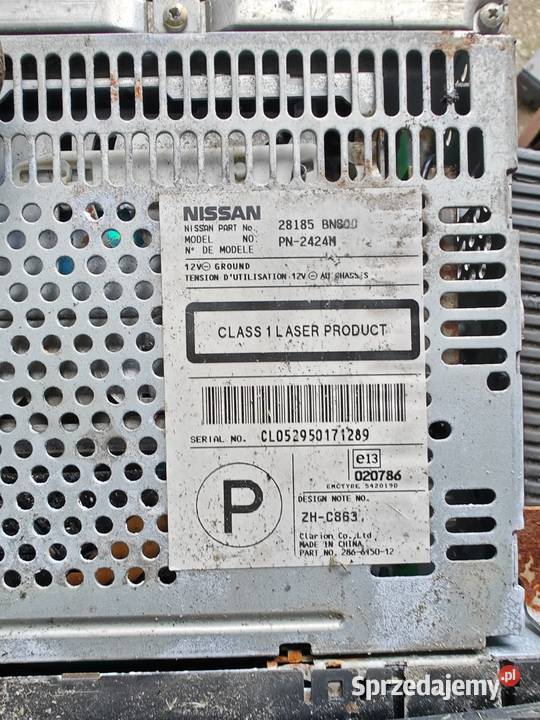 Radio nissan Almera n16 osobowe Puławy