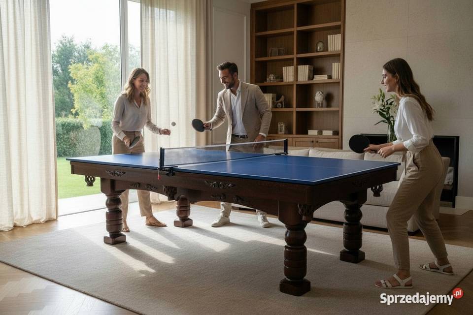 Luksusowy Stół Jadalny Bilardowy BOLO Drewno