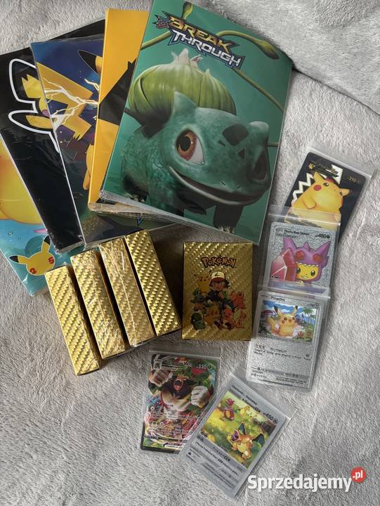 Wyjątkowy zestaw kolekcjonerski Pokmon 280 kart Nadma