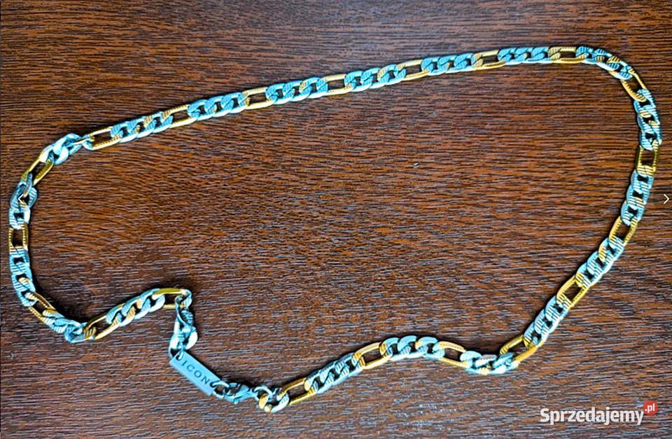 Przepiękny Luksusowy Złoty Łańcuszek 50 pozłacane Poraj