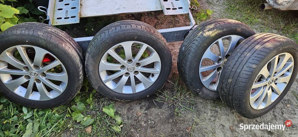 4 KompletOryginalne alufelgi Mazda 16 aluminiowe Barlinek sprzedam