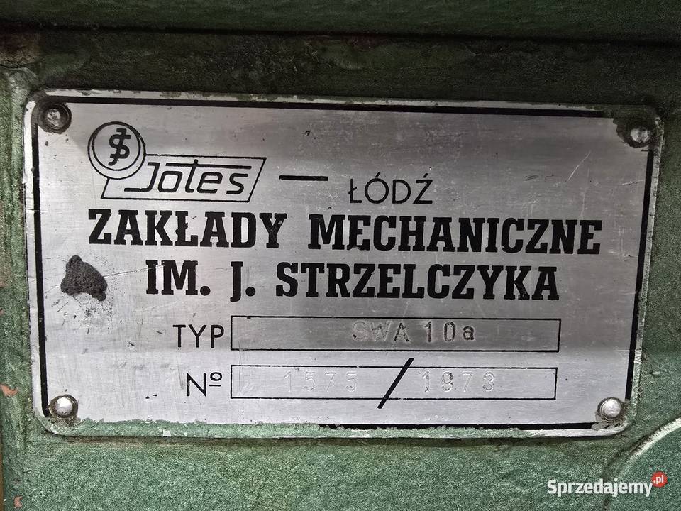 Szlifierka uniwersalna do wałków JOTES SWA 10A Luboń