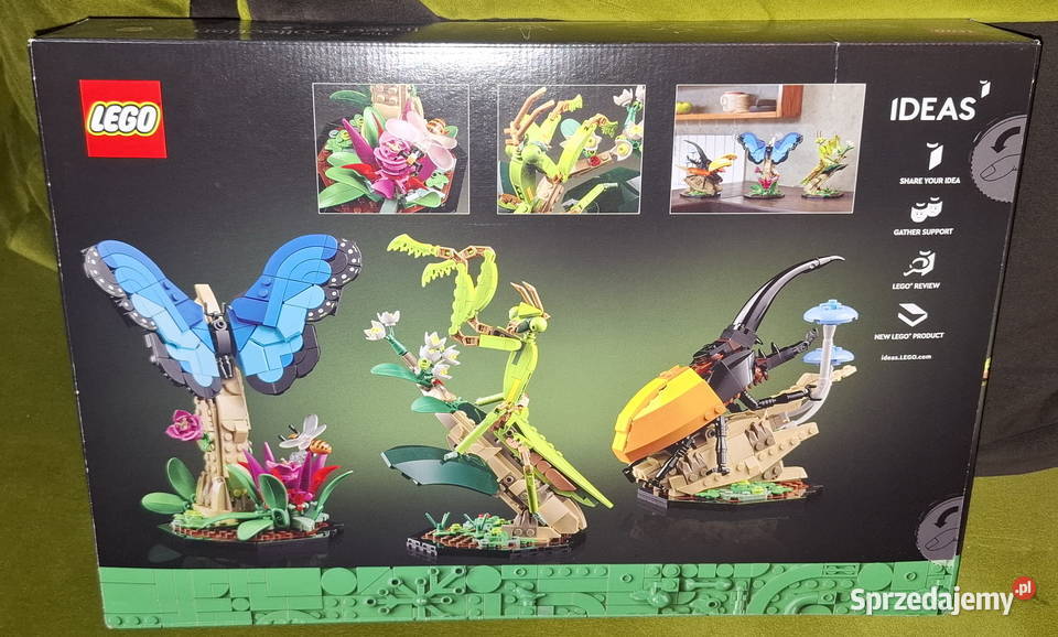 Nowe klocki LEGO Ideas 21342 Kolekcja owadów Lego Kraków sprzedam