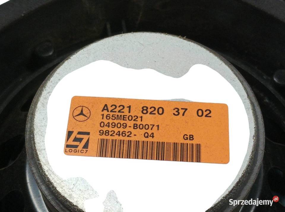 GŁOŚNIK MercedesBenz Sklasa V 20052013 W221 Sprzęt audio fabryczny sprzedam