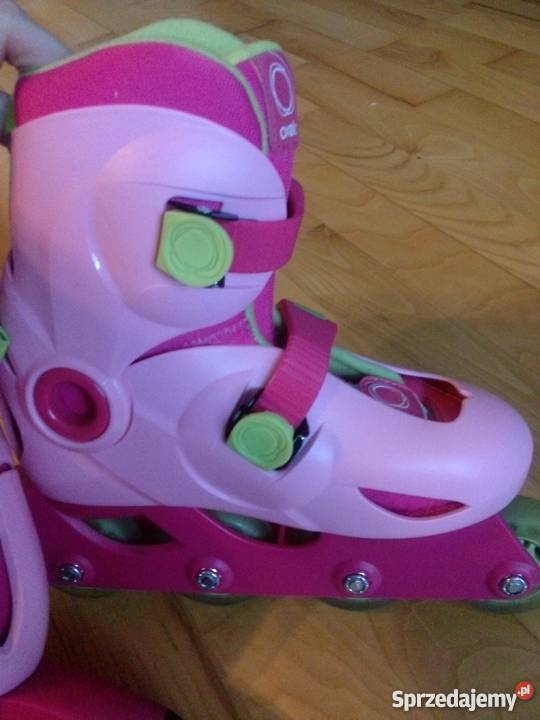 Rolki Oxelo różowe dziewczynki rozmiar 2830 różowy Łódź sprzedam