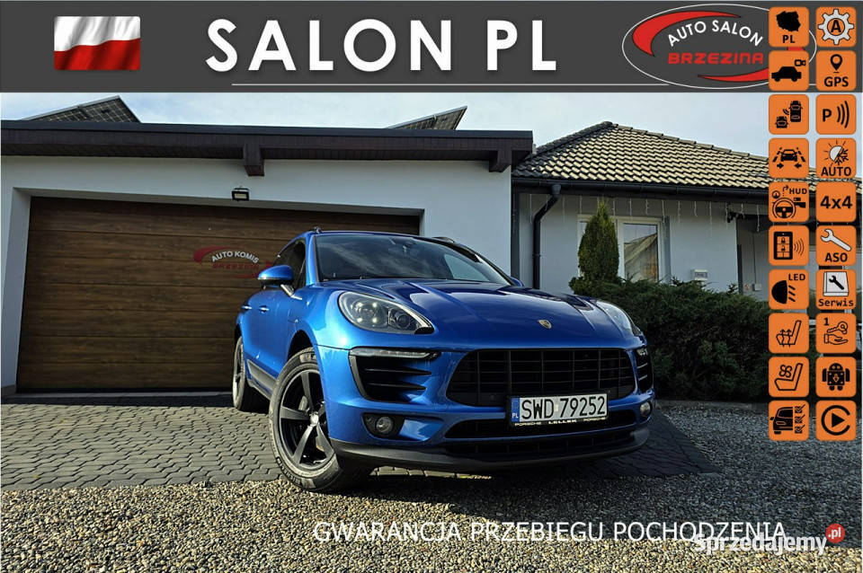 Porsche Macan serwis ASO krajowy FV23 I 2014 Rydułtowy