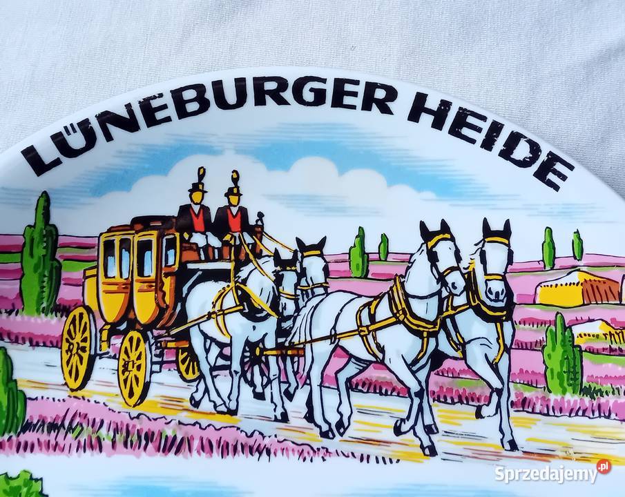 Ciekawy talerz Baviaria wielkopolskie Koźminek