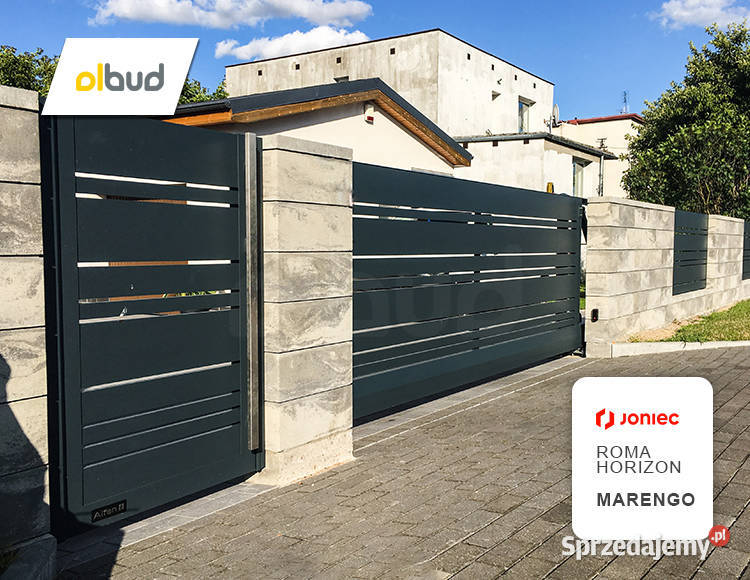 Daszek ogrodzeniowy gładki ROMA HORIZON Marengo Ogrodzenia i bramy Stegna