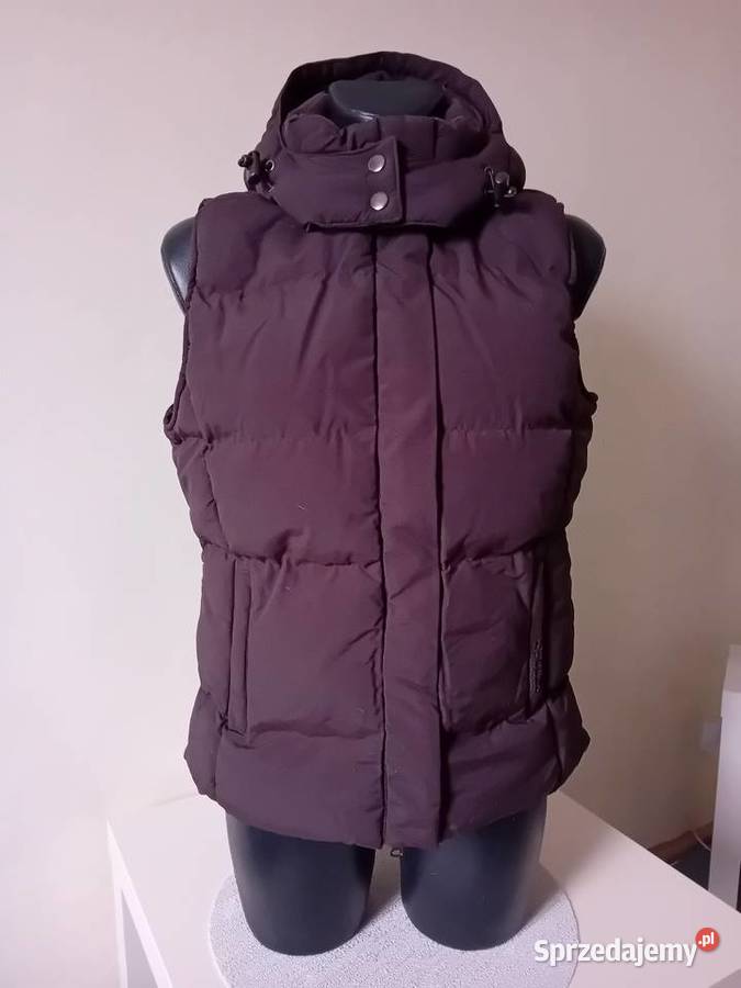 Bezrękawnik puchowy z kapturem Warszawa sprzedam