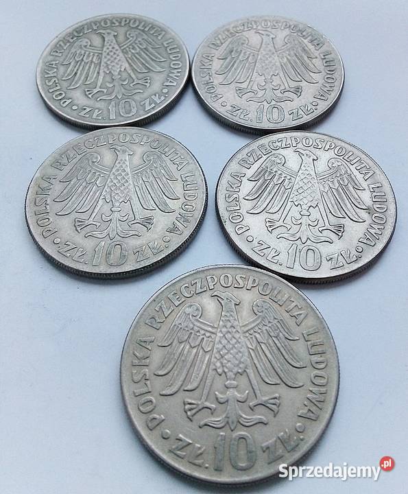 POLSKA10 1964 rbzCuNi KWIELKI WYPUKŁY WKLĘSŁY mazowieckie Legionowo