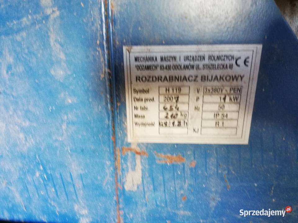 Śrutownik ssąco tłoczący mieszalnik waga Rzgów