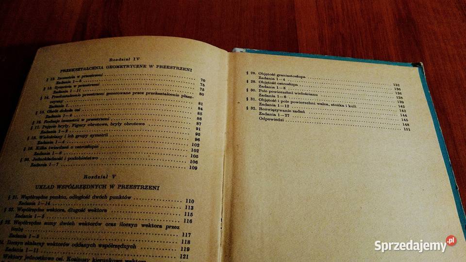 Geometria klasy IV liceum ogólnokształcącego tradycyjny podręcznik Gdańsk