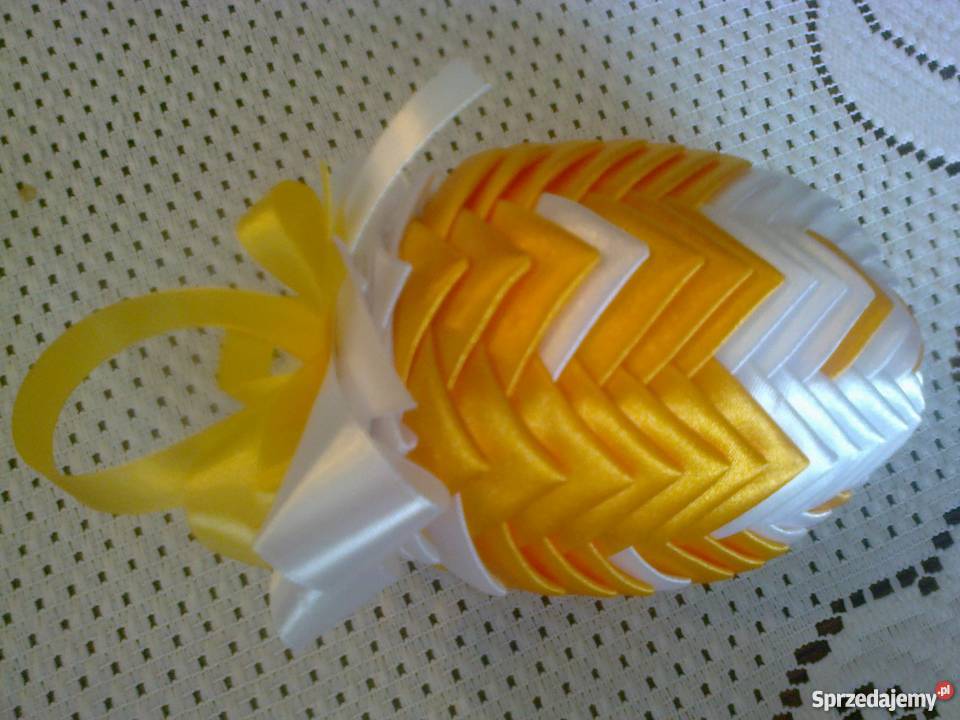 jajko styropianowe ze wstążki wys 13 Nowy Sącz