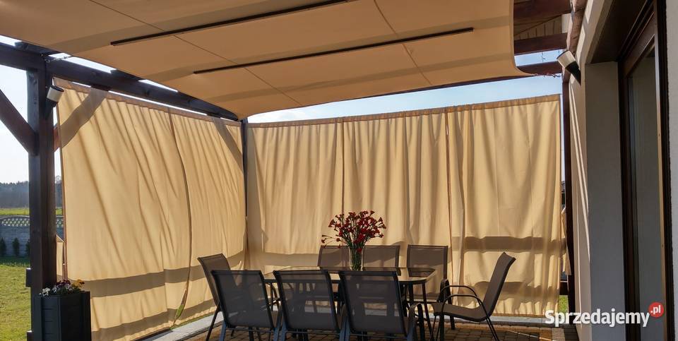 Zasłony ogrodowe altana pergola taras NA WYMIAR Bestwina