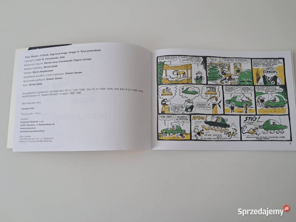 Książkikomiksy Tytus Zaginione księgi H J Kraków