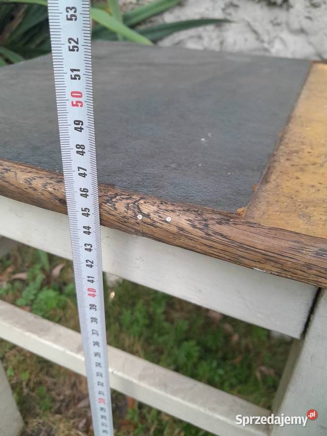 Stary taboret drewniany do renowacji retro Dąbrowa Górnicza sprzedam