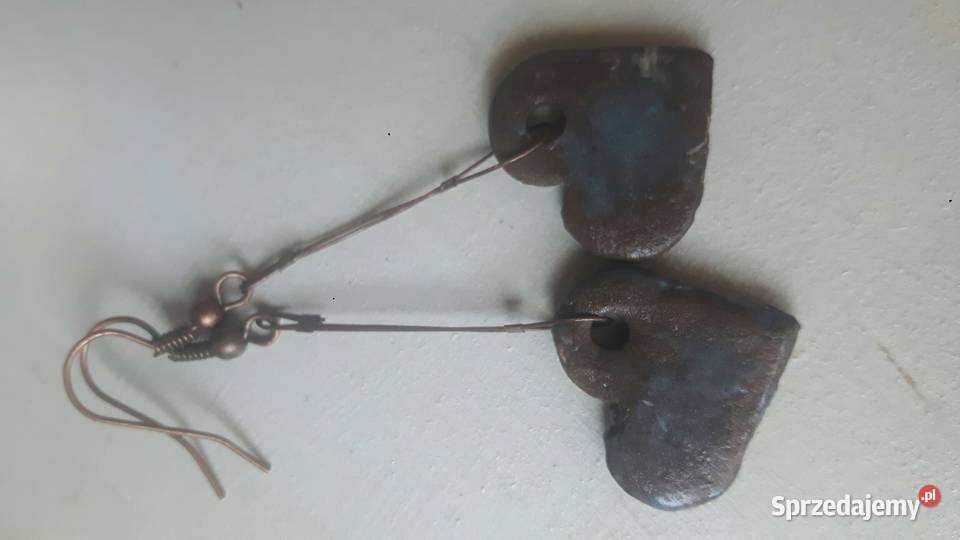 Kolczyki ceramiczne ręcznie wykonane Otwock