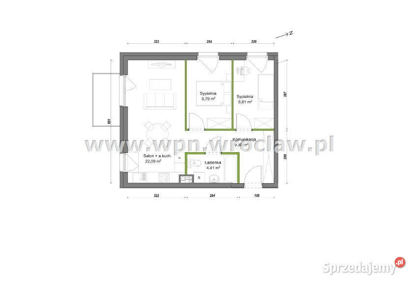 Sprzedam mieszkanie Wrocław 5451m2 3pokojowe Mieszkania