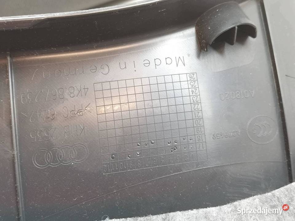 OSŁONA SŁUPKA B LEWA SLINE KPL 4K 4K8867243A