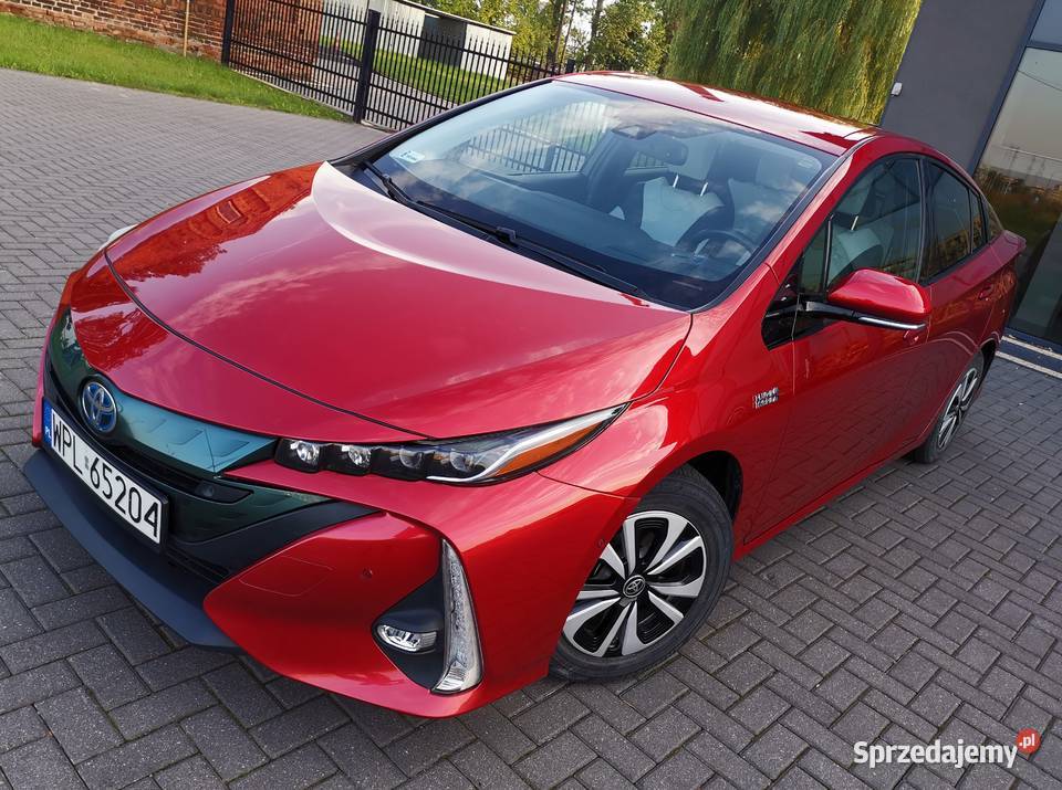 Toyota Prius PLUGIN najbogatsza wersja kurtyny powietrzne Płock sprzedam