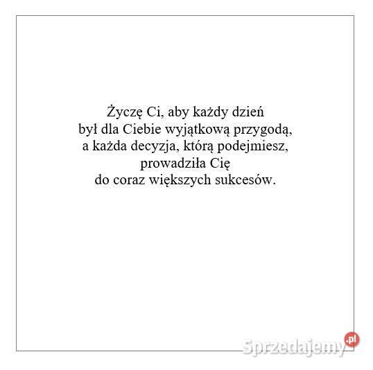 Kartka na urodziny imieniny HANDMADE w kwiaty Stare Miasto