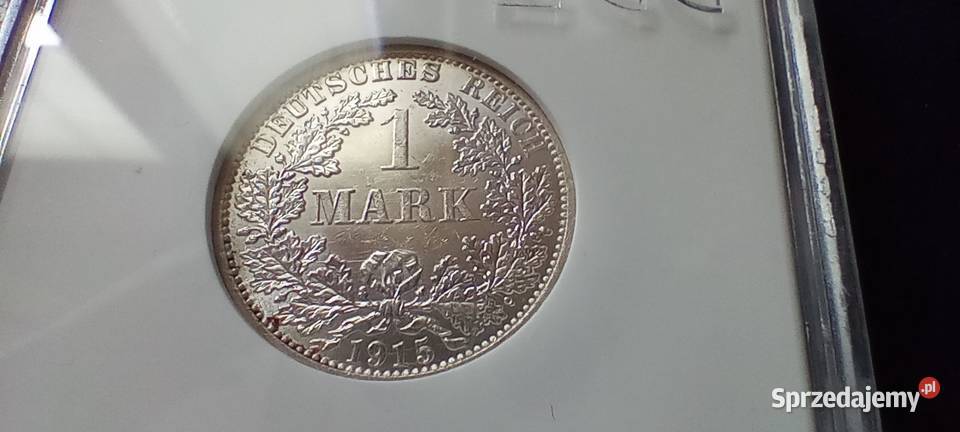 Stare monety 1 marka 1915 A Niemcy srebro podkarpackie Lesko sprzedam