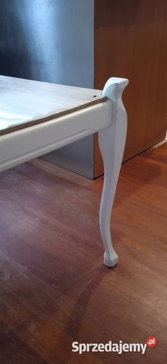 Stolik kawowy drewniany 48cm Łódź