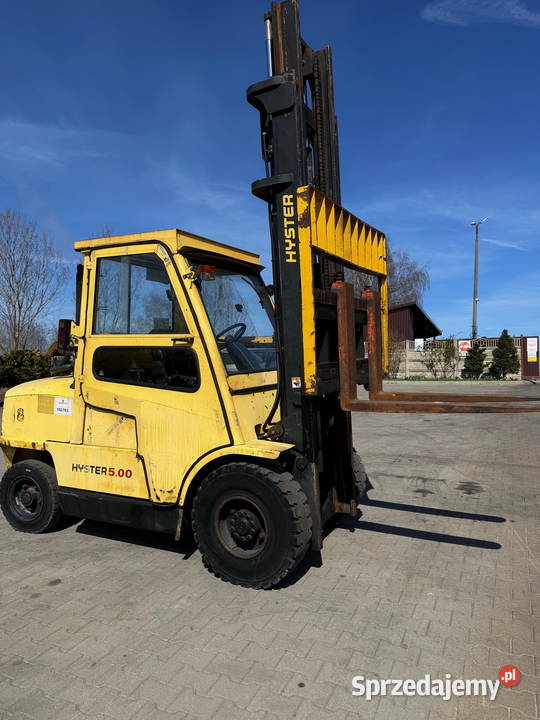 wózek widłowy HYSTER H500XM 5000 przesuw kabina Hyster łódzkie Działoszyn