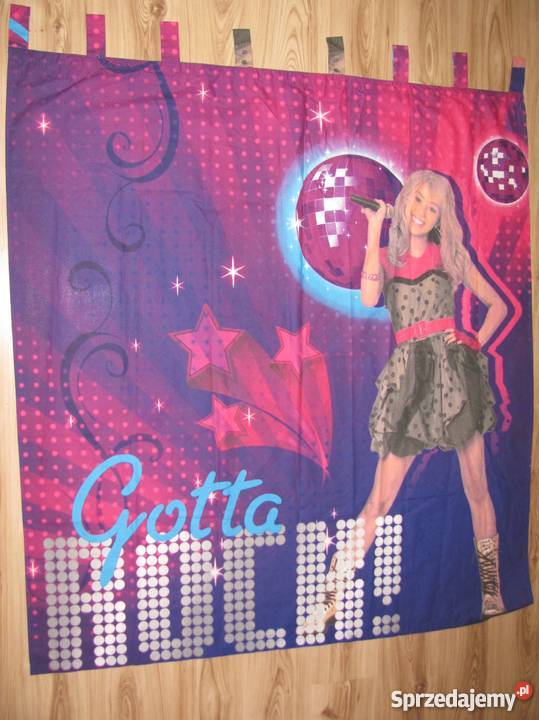 Zasłony Dzieci 140 x 160 Hannah Montana Gotta Zamość sprzedam