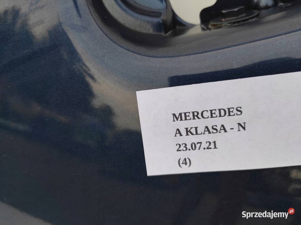 BŁOTNIK LEWY PRZÓD MERCEDES A KLASA Nowy Tomyśl