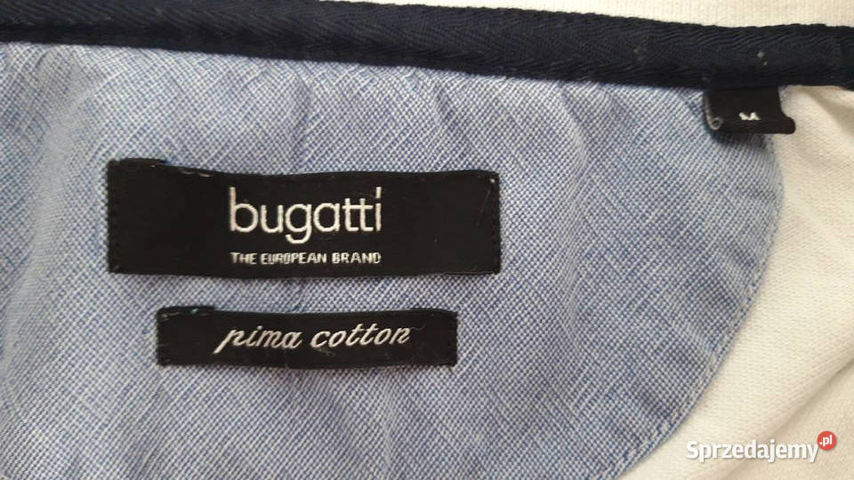 Koszulka polo Bugatti biała Głuchołazy sprzedam
