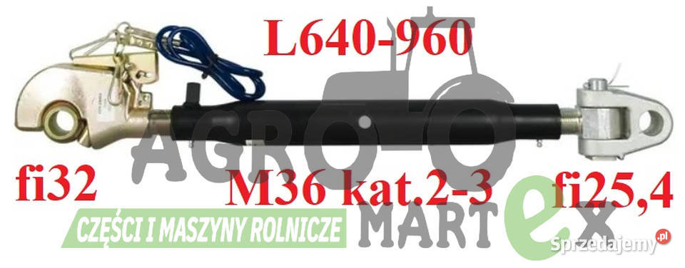 20011290 ŁĄCZNIK GÓRNY CIĘGŁO KAT23 640960mm