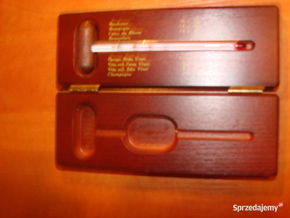 termometr do wina w pudełku sprzedam