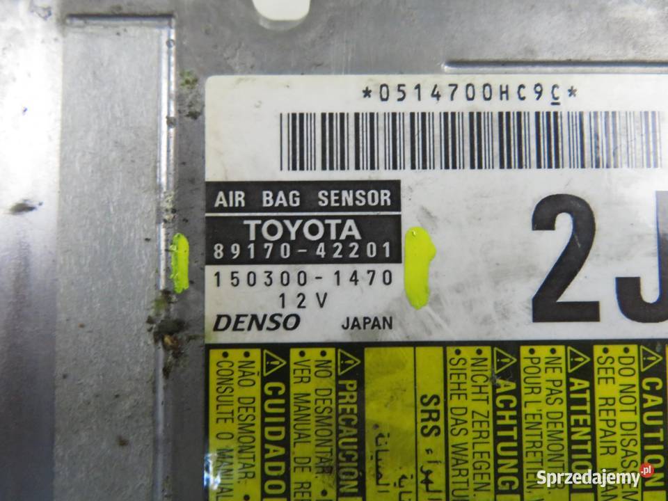MODUŁ AIRBAG TOYOTA RAV 4 III 8917042201 Komputery