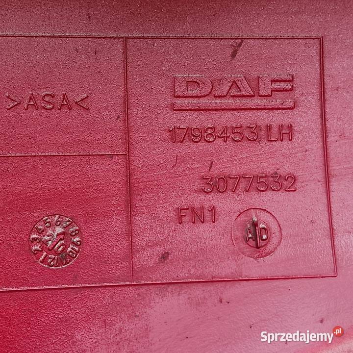 DAF TX 106 OKULAR POSZYCIE LAMPY REFLEKTORA ciężarowe Pozostałe lubuskie Bieleń