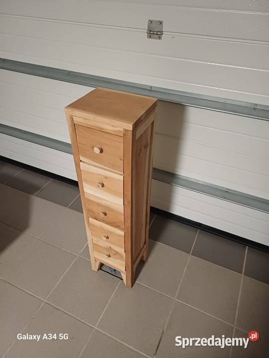 Szafka słupek komoda drewniana surowa Osielsko