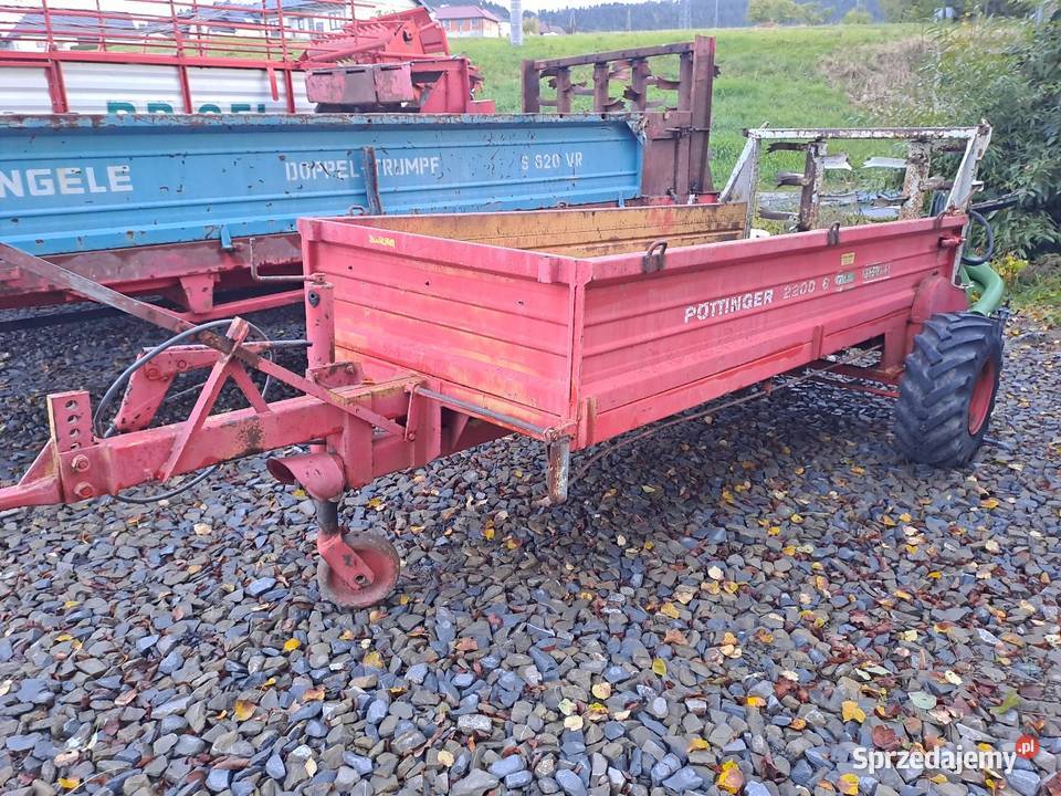 Rozrzutnik obornika Rozrzutnik pottinger stan nieuszkodzony małopolskie Limanowa sprzedam