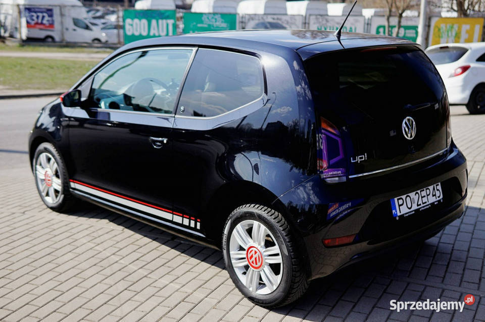 Volkswagen Up salon Polska wersja Beats ładnie ABS Warszawa