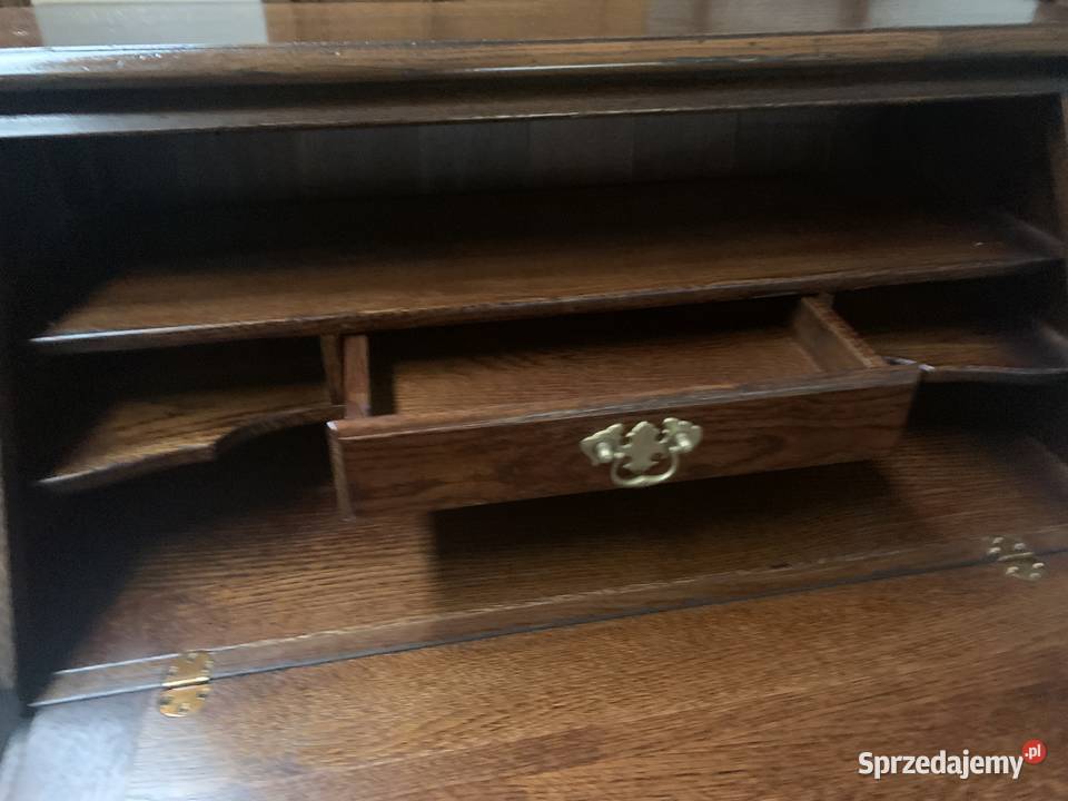 Piękny dębowy holenderski sekretarzyk 100 lite sprzedam